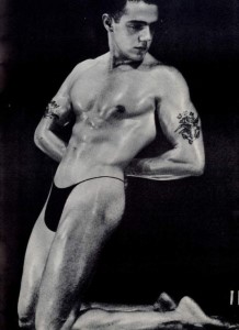  Muscle man vintage image